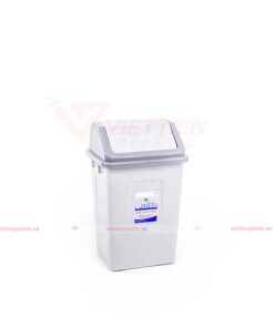 Thùng rác nắp lật trung màu xa