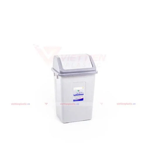 Thùng rác nắp lật trung màu xa