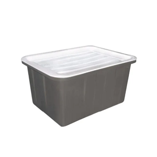 Thùng nhựa chữ nhật 50 lít màu đen