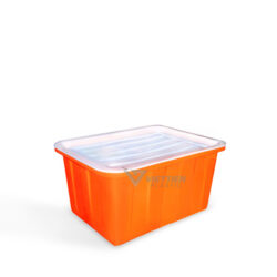 thùng nhựa chữ nhật 50l có nắp