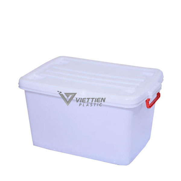 thùng chữ nhật có nắp 120l