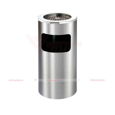 Thùng rác inox gạt tàn - VT01