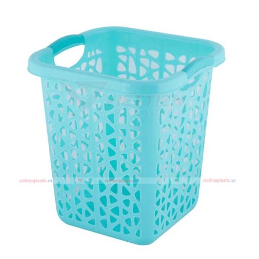 Sọt rác vuông đại - hồng