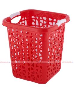 Sọt rác vuông đại - đỏ