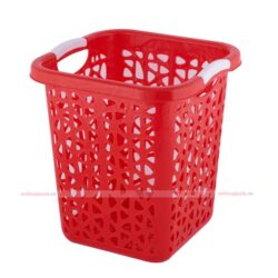 Sọt rác vuông đại - đỏ
