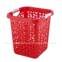 Sọt rác vuông đại - đỏ