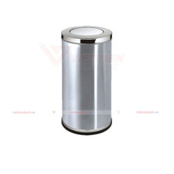 Thùng rác inox nắp lật - vt07