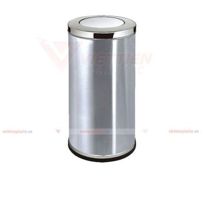 Thùng rác inox nắp lật - vt09
