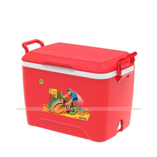 Thùng đá 60 lít - màu đỏ