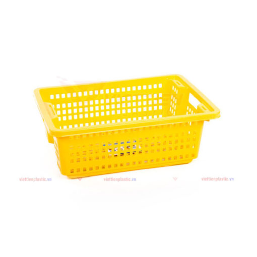 rổ chữ nhật lớn - vàng