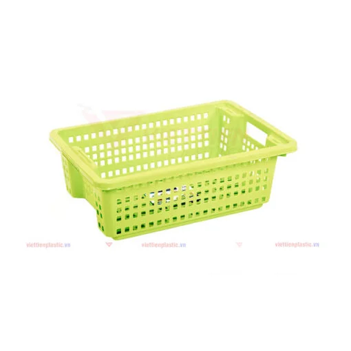 rổ chữ nhật trung - lá