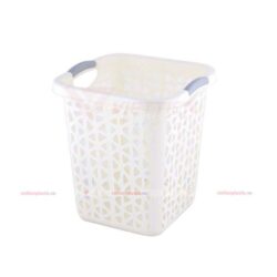 Sọt rác vuông lớn trắng