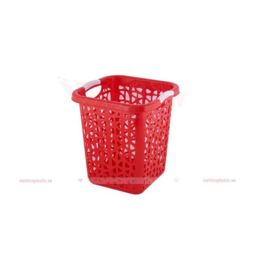 Sọt rác vuông nhỏ - đỏ