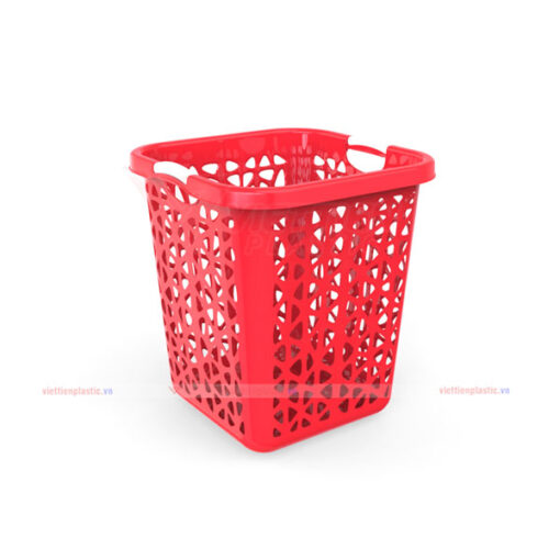 Sọt rác vuông trung - đo