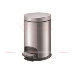Thùng rác inox đạp chân 12 lít màu nâu nhạt