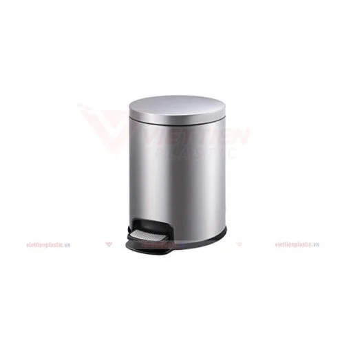 Thùng rác inox đạp chân 5 lít