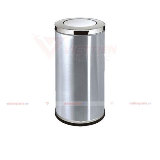 Thùng rác inox nắp lật