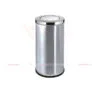 thùng rác inox tròn nắp lật nhỏ