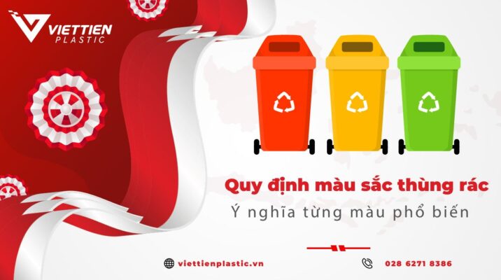 Quy địn màu sắc thùng rác