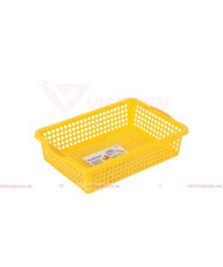 rổ-chữ-nhật-2t2-màu-vàng