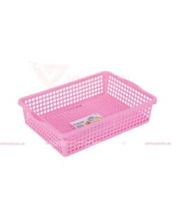 rổ-chữ-nhật-2t6-màu-hồng