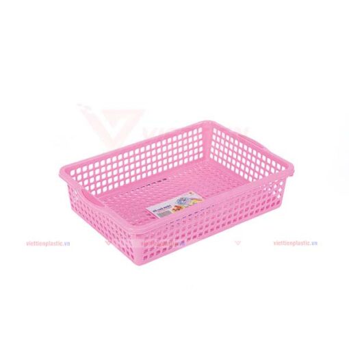 rổ-chữ-nhật-2t6-màu-hồng