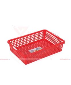 rổ-chữ-nhật-2t6-màu-đỏ