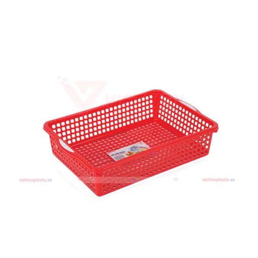 rổ-chữ-nhật-2t6-màu-đỏ