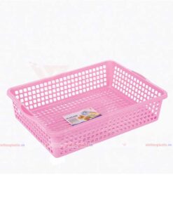 rổ-chữ-nhật-3t0-màu-hồng