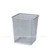 Sọt rác inox vuông dạng lưới