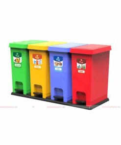 thùng rác phân loại 4 ngăn