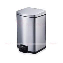 thung rac inox dap chan 15 lit