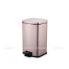 Thùng rác inox chữ nhật đạp chân 9L