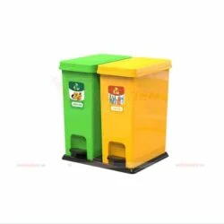 thùng rác 2 ngăn phân loại theo nguồn