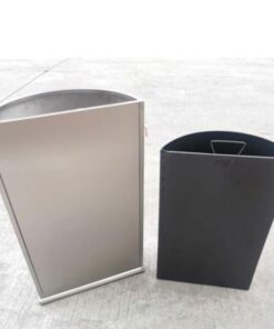 Thùng inox bán nguyệt