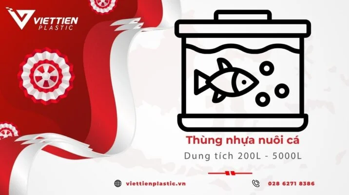 Thùng nhựa nuôi cá 5000l, 1000l, 500l, 300l, 200l