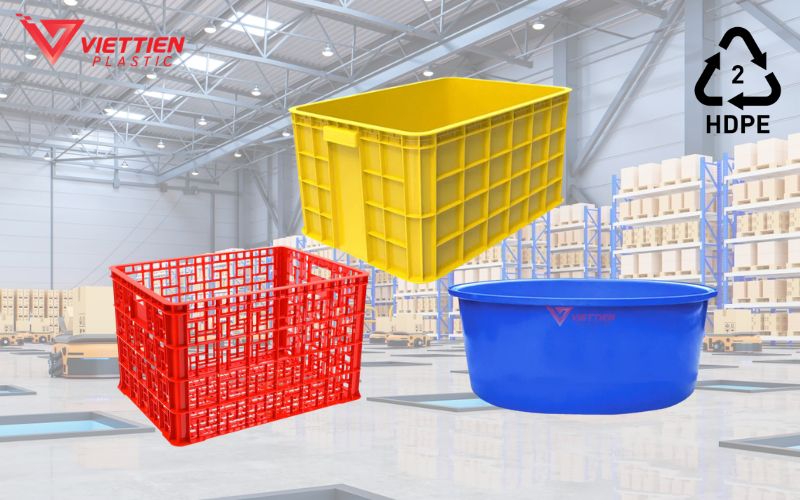 HDPE cứng, bền va đập và kháng hóa chất tốt