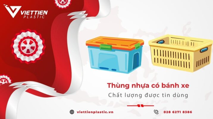 7 mẫu thùng nhựa có bánh xe được tin dùng