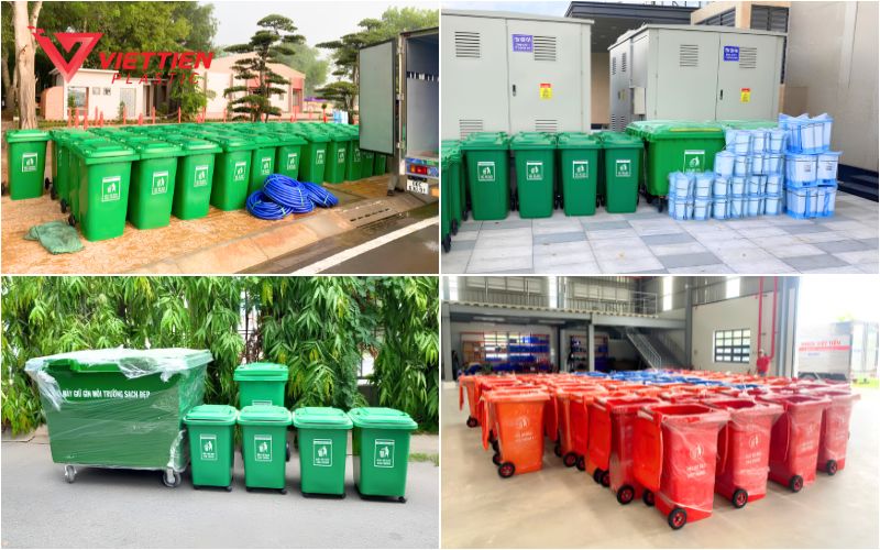 Đơn vị cung cấp đa dạng thùng rác và hỗ trợ đơn hàng theo nhu cầu