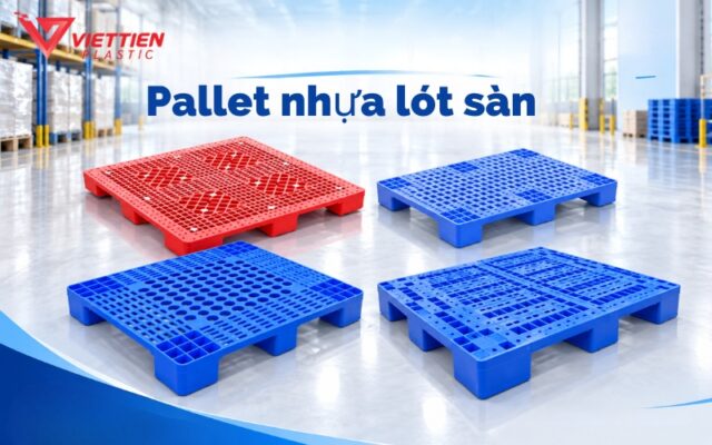Giúp cách ly hàng hóa với nền kho và khu vực ẩm
