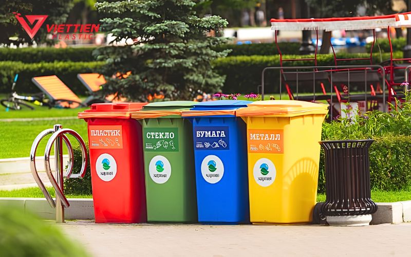 Mẫu thùng rác công cộng tại Việt Tiến