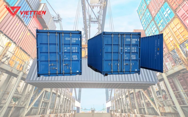 Container 20 feet chuyên chở hàng khô, tải trọng tối đa 28,23 tấn.