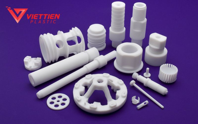 Nhựa PTFE chịu nhiệt, chống dính, ma sát thấp, ứng dụng rộng rãi trong công nghiệp