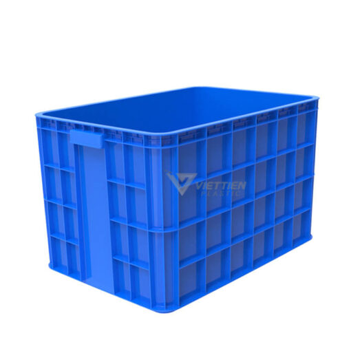 thùng nhựa đặc h2026 màu xanh dương