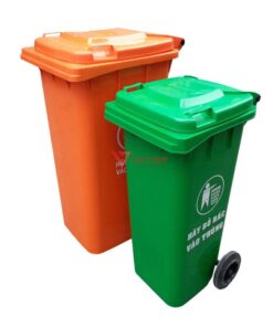 Thùng rác 120 lít nhựa HDPE