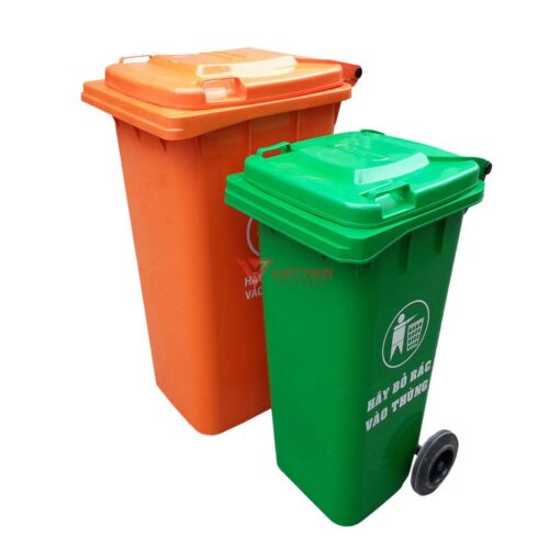 Thùng rác 120 lít nhựa HDPE
