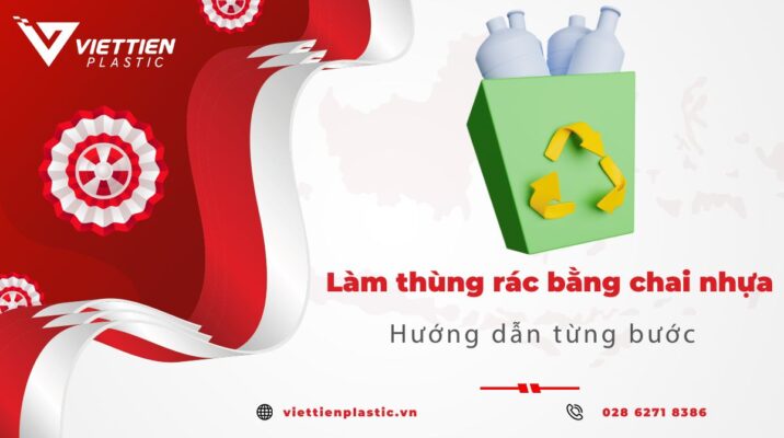 cách làm thùng rác bằng chai nhựa