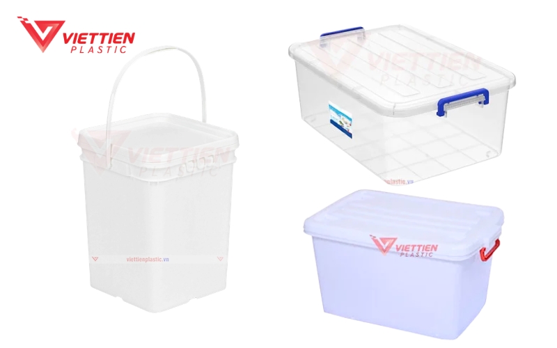 Kích thước gọn, nắp kín, phù hợp đặt tại bếp, ban công, không gian hẹp