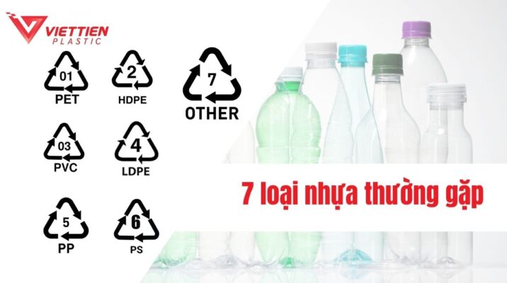 7 loại nhựa thường gặp