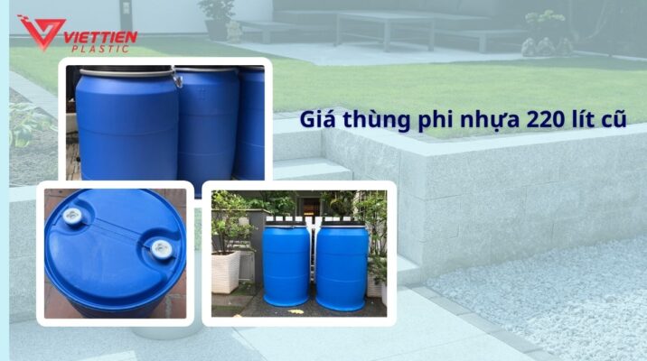 Giá của thùng nhựa cũ hiện nay